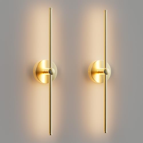 24 Inch LED Indoor Linear Wall Sconces Set of Two (2 Count)