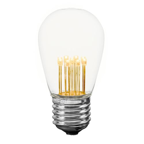 37.5 Foot S14 LED Edison Outdoor String Lights