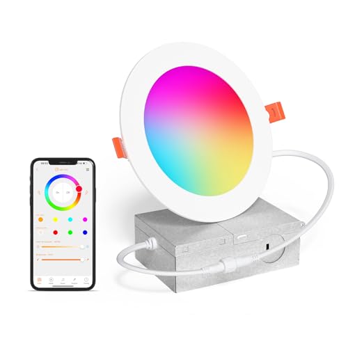 Smart Recessed Lighting Color Changing LED Downlight 4IN