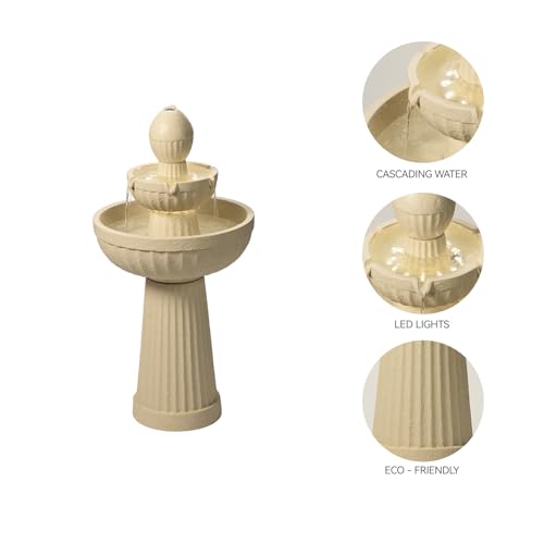 37.80” H Outdoor Water Fountain Made with Eco