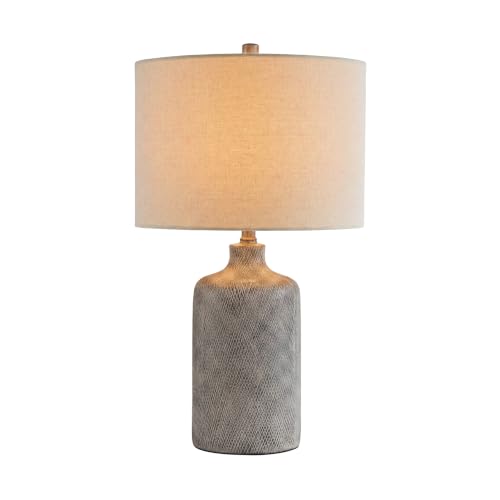 Linus 24.5" Ceramic Bedside Table Lamp