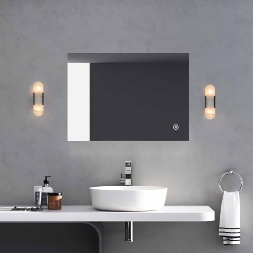 Modern Alabaster Wall Sconce Set of 2