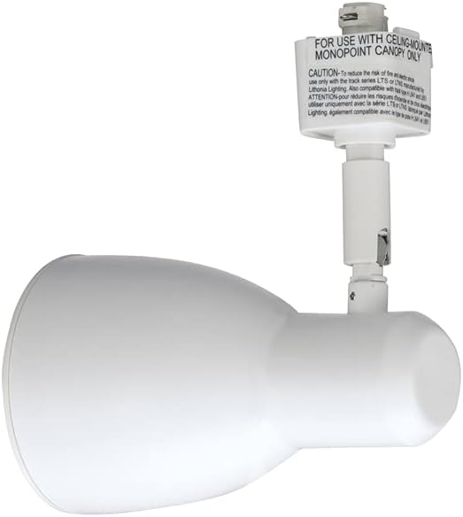 Lithonia Lighting LTHNSTBF BR30 MW M2 Baffle Head Track Lighting, Matte White - Aura Lighting