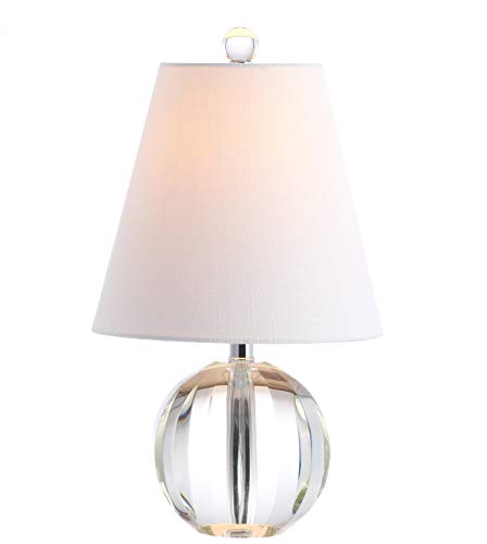 Goddard 16" Crystal Ball Orb Metal LED Table Lamp