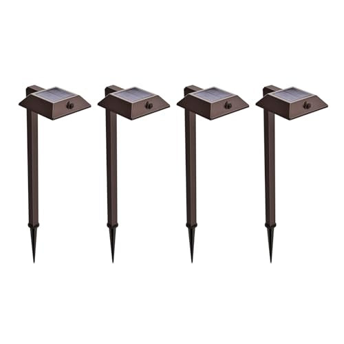 4PK Mesh Linkable Solar LED Security Pathway Light (4 Count)