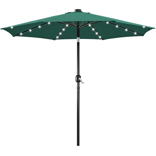 10FT Solar Patio Umbrella w