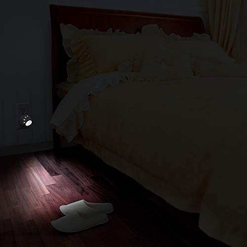 Plug in LED Night Light Dusk to Dawn Sensor Neutral White 6 Pack (6 Count)