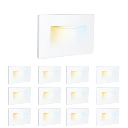 12 Pack Horizontal LED Step Lights