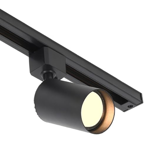 8 Light LED Track Lighting Kit with 6.6FT H Track Lighting Rails & Floating Canopy Connector