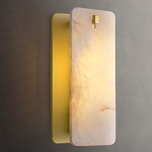 12 Inch Alabaster Wall Sconce