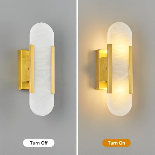 Alabaster Wall Sconce