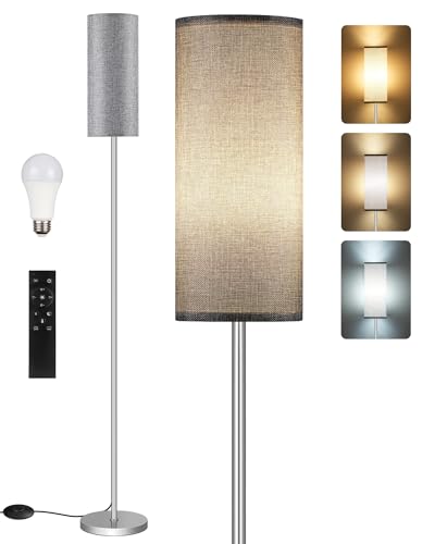 Dimmable Floor Lamps for Living Room with Remote and Foot Switch