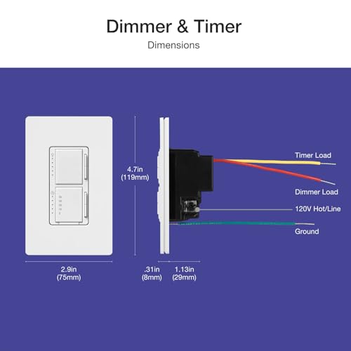 Maestro LED+ Dual Dimmer and Timer Switch