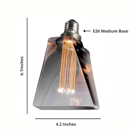 Decorative Light Bulb Eq 20W ICE Style Shaped E26 Led Bulb Medium Base (3 Count)