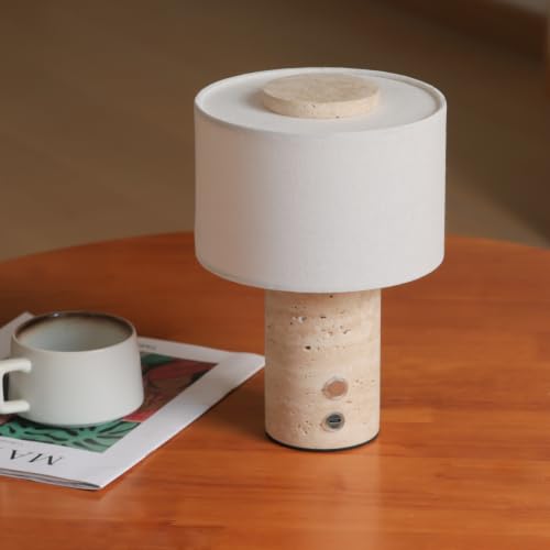 Marble Lamp Rechargeable Cordless Stone Touch Table Lamp