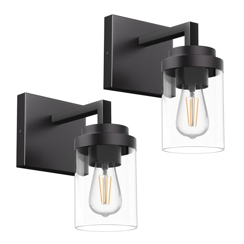 Matte Black Wall Lights (50 Count)