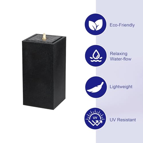 25.98” H Outdoor Water Fountain Made with Eco