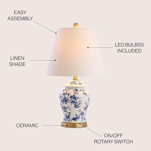 Penelope Ginger Jar 22" LED Table Lamp