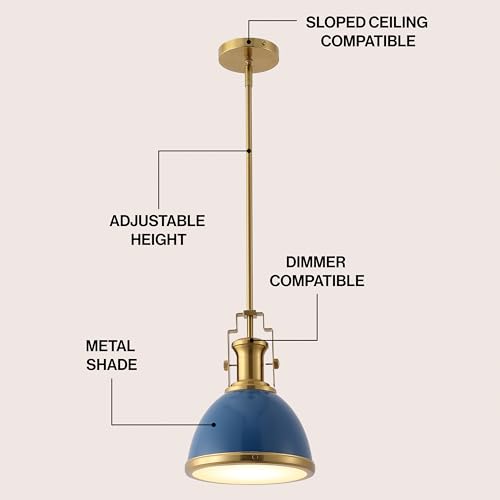 Homer Industrial Dome Pendant 10"