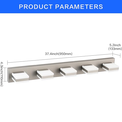 5 Light Bathroom Vanity Light