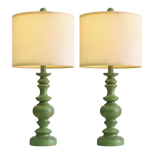 24" Farmhouse Table Lamps Set of 2