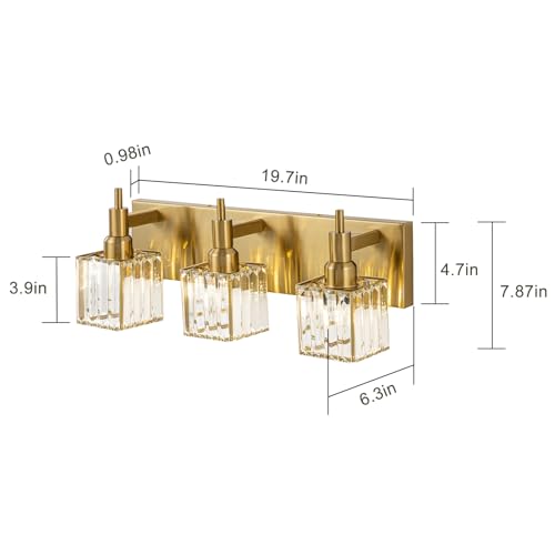 Gold Bathroom Vanity Lights