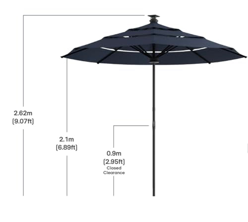 Height 2 Series Motorized Patio Umbrella