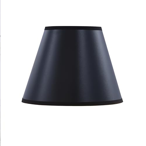 56052 Empire Uno Lamp Shade in Black with Gold Inside Washi Paper