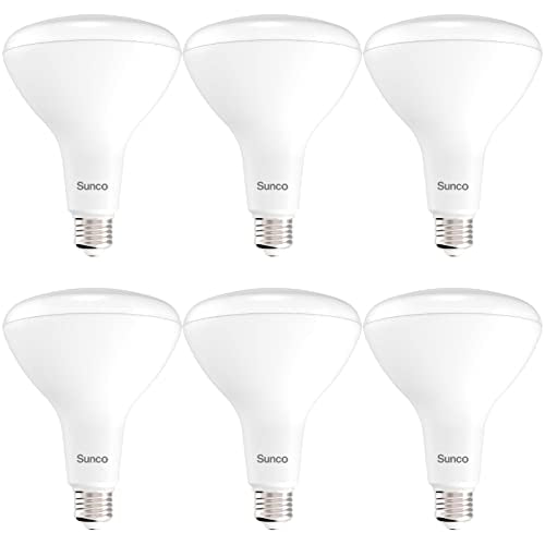 Sunco 6 Pack BR40 LED Flood Light Bulb (6 Count)
