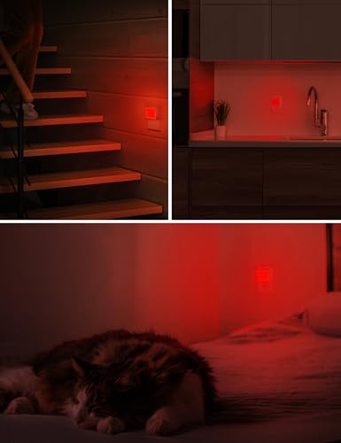 Red Night Lights Plug into Wall 2 (2 Count)