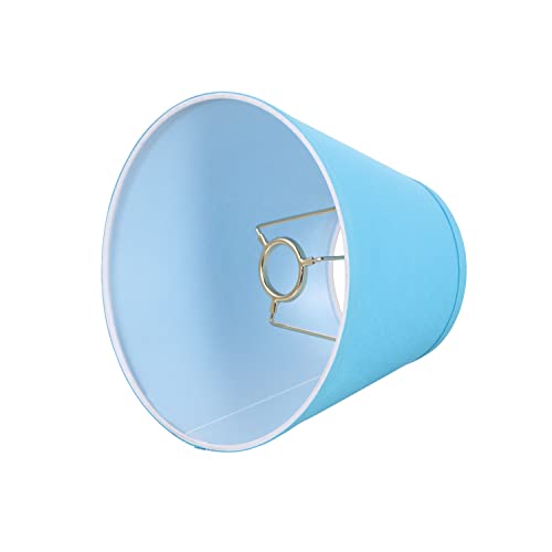 58915 Transitional Hardback Empire Shape UNO Construction Lamp Shade in Azure
