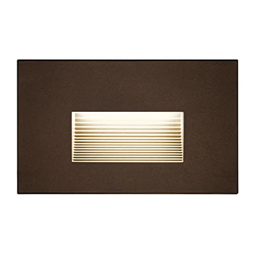 Horizontal LED Step Light Oil Rubbed Bronze (2 Count)