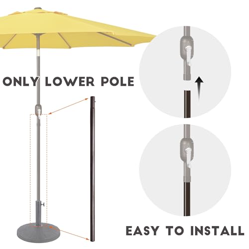43" Umbrella Replacement Lower Pole