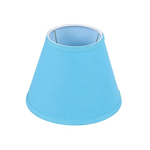 58915 Transitional Hardback Empire Shape UNO Construction Lamp Shade in Azure