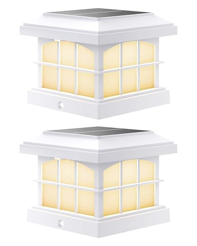 RGBCW Solar Post Cap Lights 2 (2 Count)