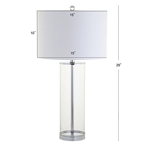 Collins Glass Table Lamp 29"