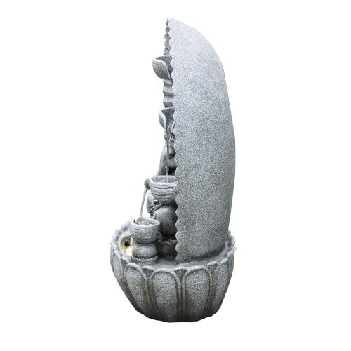 LED Ganesha Cascade Water Fountain