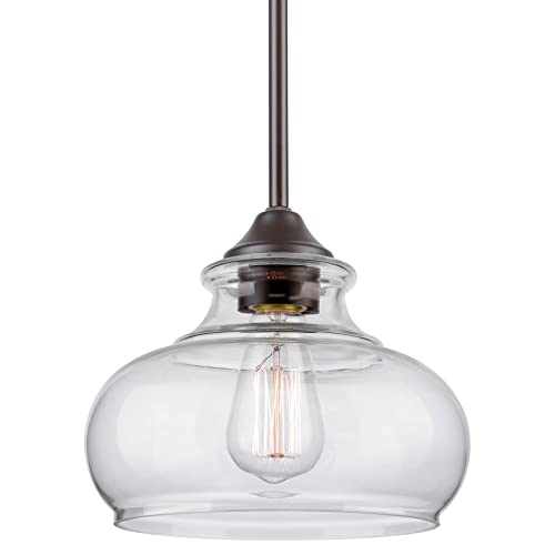 Harlow 9" Modern Schoolhouse Pendant Light for Ktichen Island