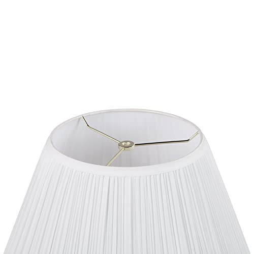 33138 Mushroom Pleated Traditional Spider Lamp Shade