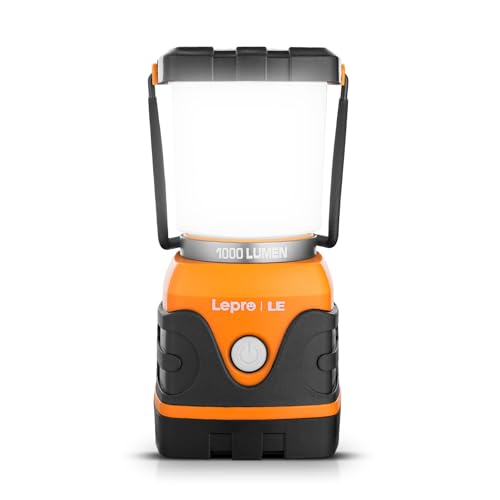 1000LM Battery Powered LED Camping Lantern with 4 Light Modes