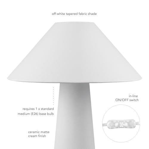 Novogratz x Globe 18" Ceramic Table Lamp
