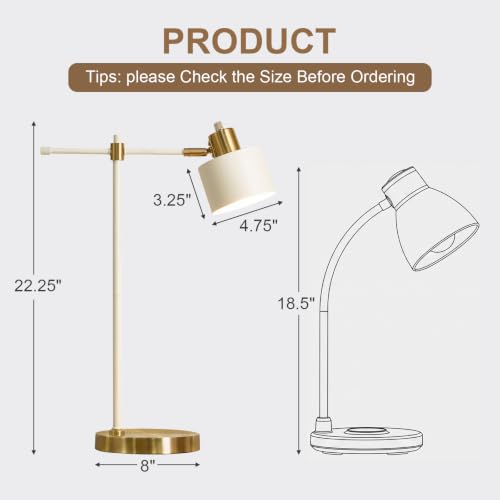 22.2" Modern Desk Lamp