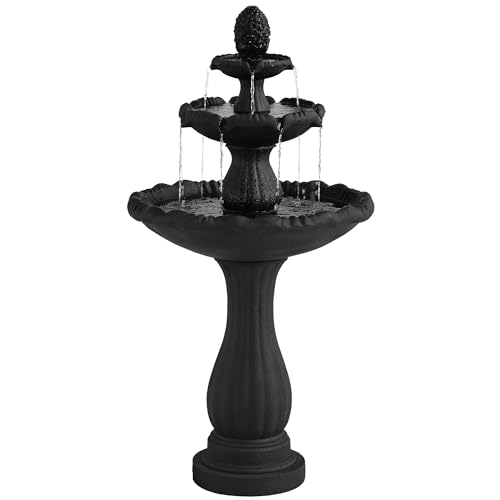 47.4"H Italian Outdoor Garden Water Fountain