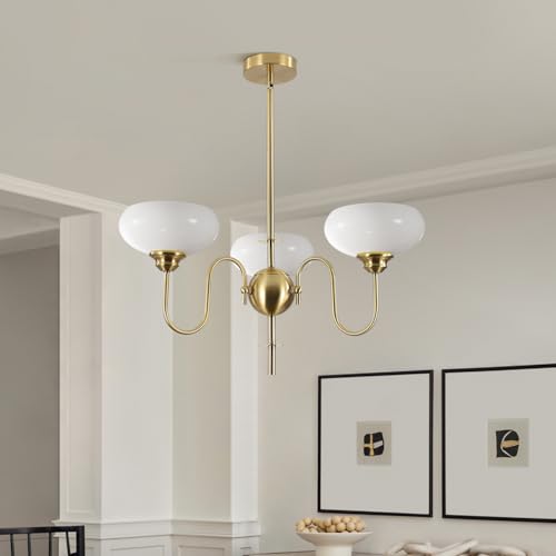 Gold and White French Chandelier Modern 3 Light Dining Room Chandelier Over Table Vintage Foyer Chandeliers Adjustable