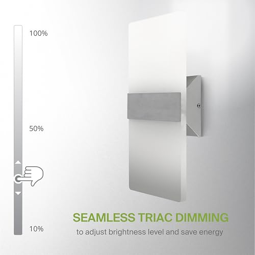 14 Inch Indoor LED Wall Sconce (2 Count)