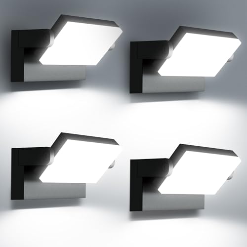 60W LED Outdoor Wall Lights 360° Rotatable Flood Lights 4Pack