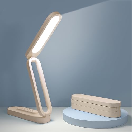 LED Desk Lamp for Office Home & Battery Operated Lamp Rechargeable Lamp Foldable & Portable Light