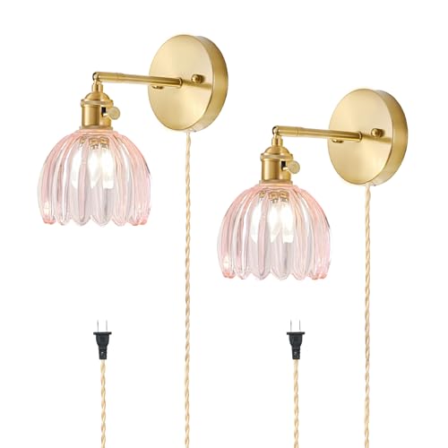 Plug in Wall Sconces Set of 2 (2 Count)