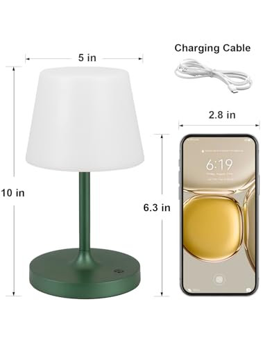 Green Cordless Shower Lamp Waterproof