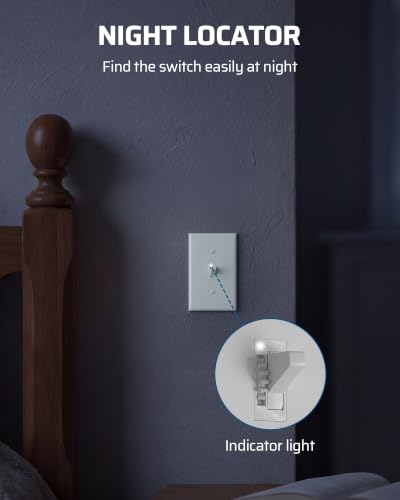 5 Pack Toggle Dimmer Light Switch (5 Count)